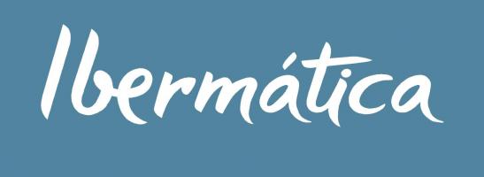 Ibermatica Logo fondo azul