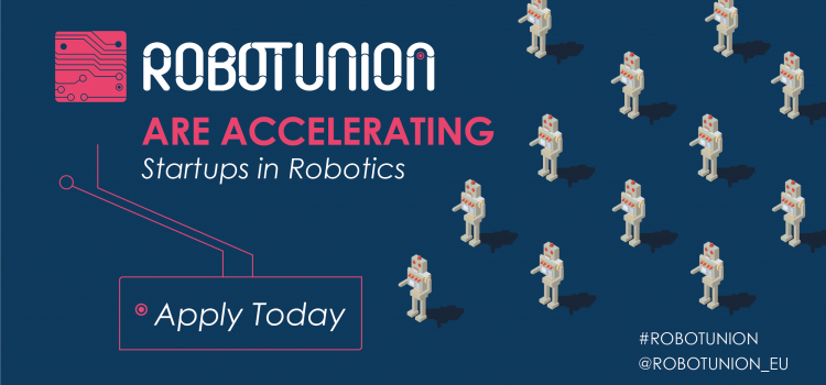 RobotUnion launches its second open call with €4 million public funding for startups and SMEs